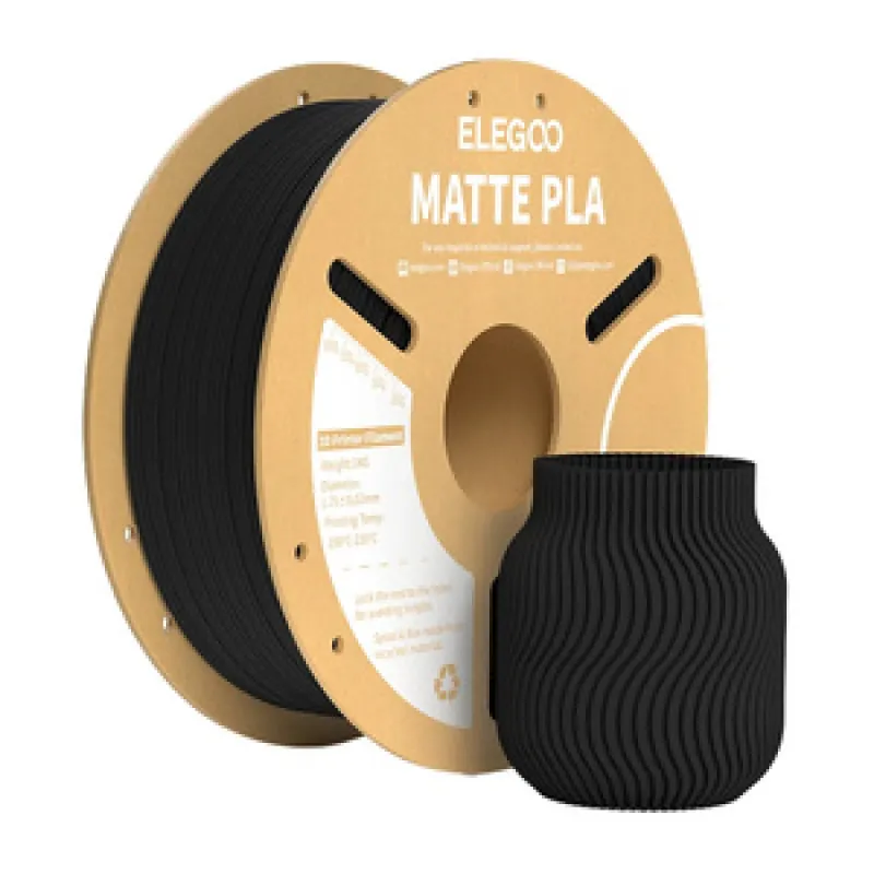 Filament PLA Matte ELEGOO (must) universaalne
