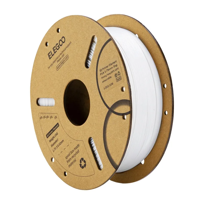 ELEGOO PLA filament (Valge) universaalne