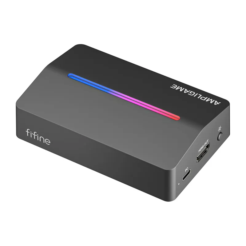 Fifine V3, HDMI to USB-A salvestuskaart (must) universaal
