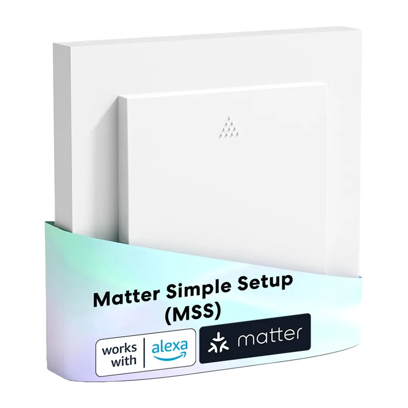 MEROSS MRS105MA-EU Nutikas Wi-Fi (Matter) ruloodeklaasi lüliti (4-pakk) universaalne