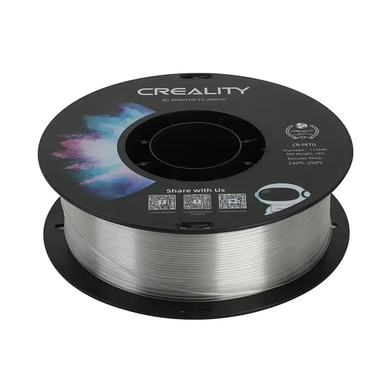 CR-PETG filament Creality (läbipaistev) universaalne