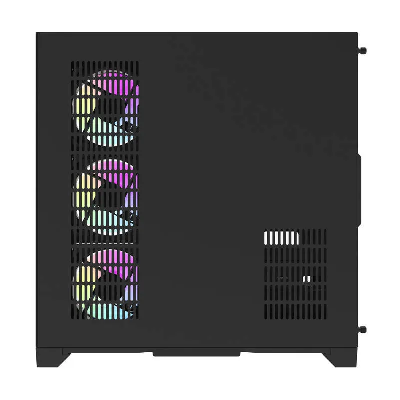 Darflash FT418 PRO arvutikarp + 7 aRGB ventilaatorit (must) universaalne