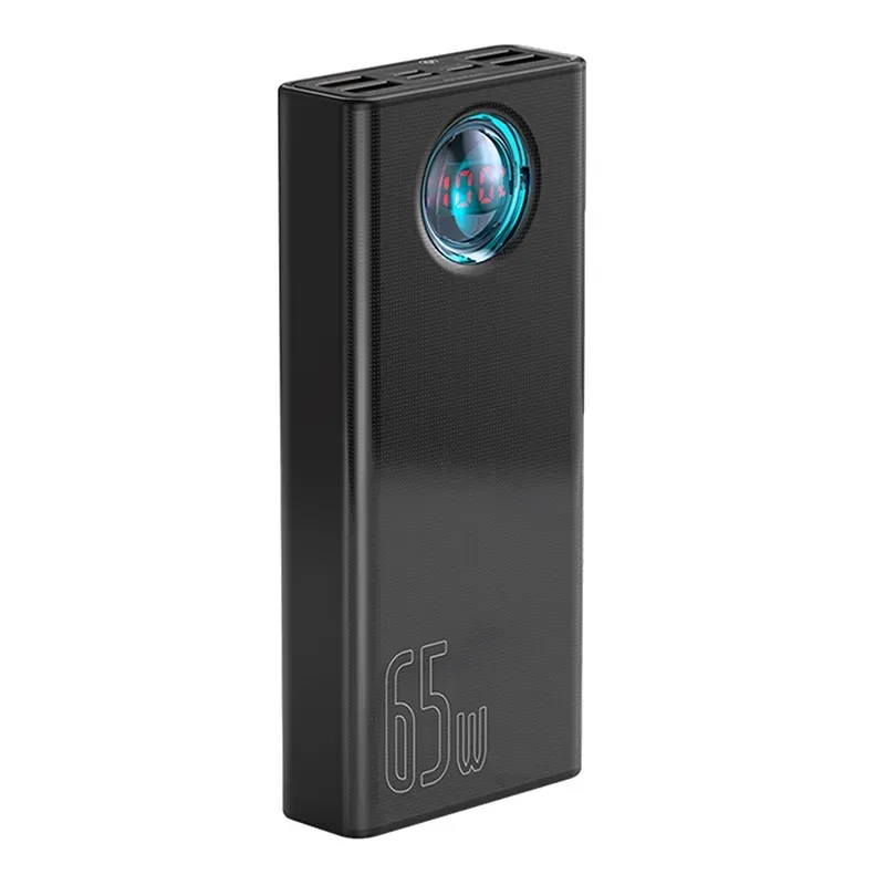 Powerbank Baseus Amblight 30000mAh, 4xUSB, USB-C, 65W (must) universaalne