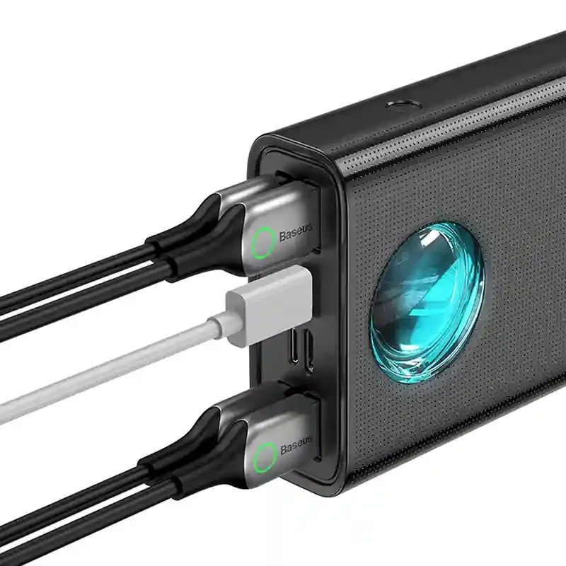 Powerbank Baseus Amblight 30000mAh, 4xUSB, USB-C, 65W (must) universaalne