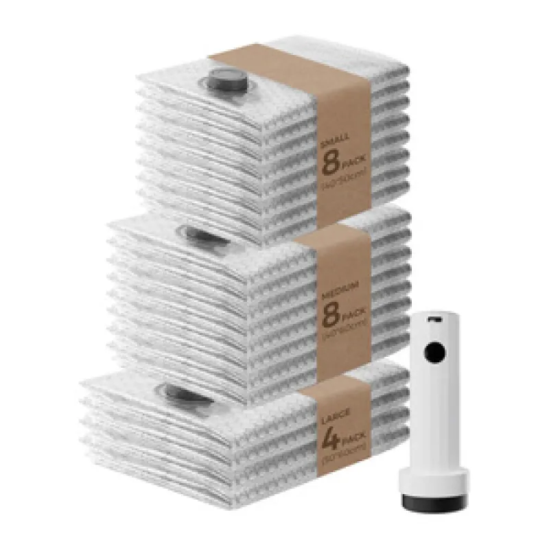 FLEXTAIL NANO BAG -imukassien setti, universaali vakuumikassi