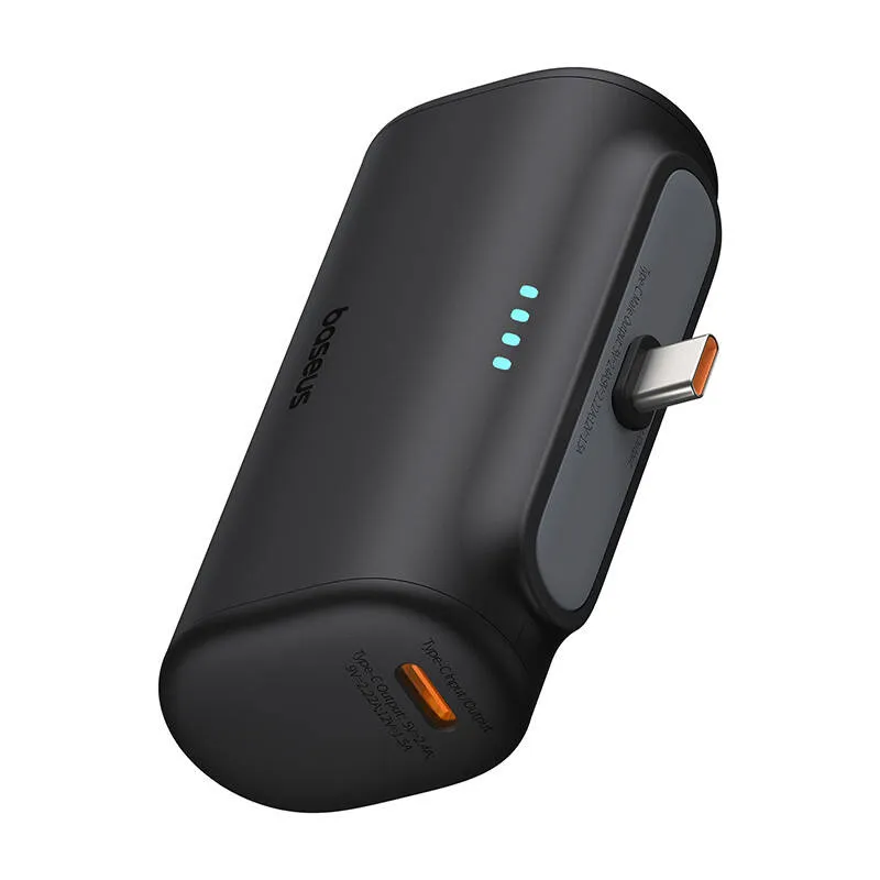 Baseus Compact 5000mAh Powerbank, 20W, USB-C (must) universaalne