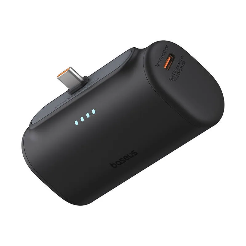 Baseus Compact 5000mAh Powerbank, 20W, USB-C (must) universaalne