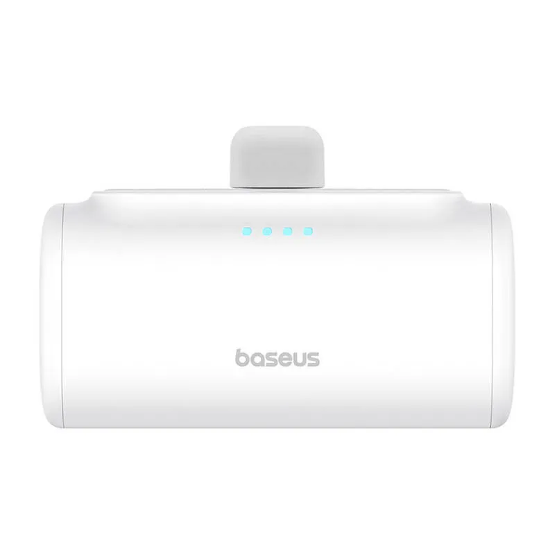Baseus Compact 5000mAh Powerbank, 20W, USB-C (valge) universaalne