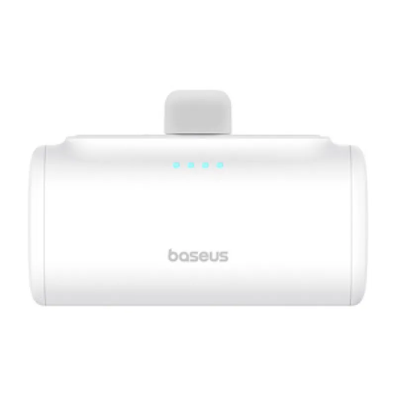 Baseus Compact 5000mAh Powerbank, 20W, USB-C (valge) universaalne
