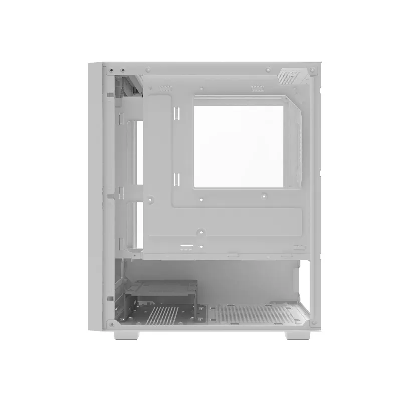 Darkflash M305 arvutikarp ilma ventilaatoriteta (Valge) universaalne