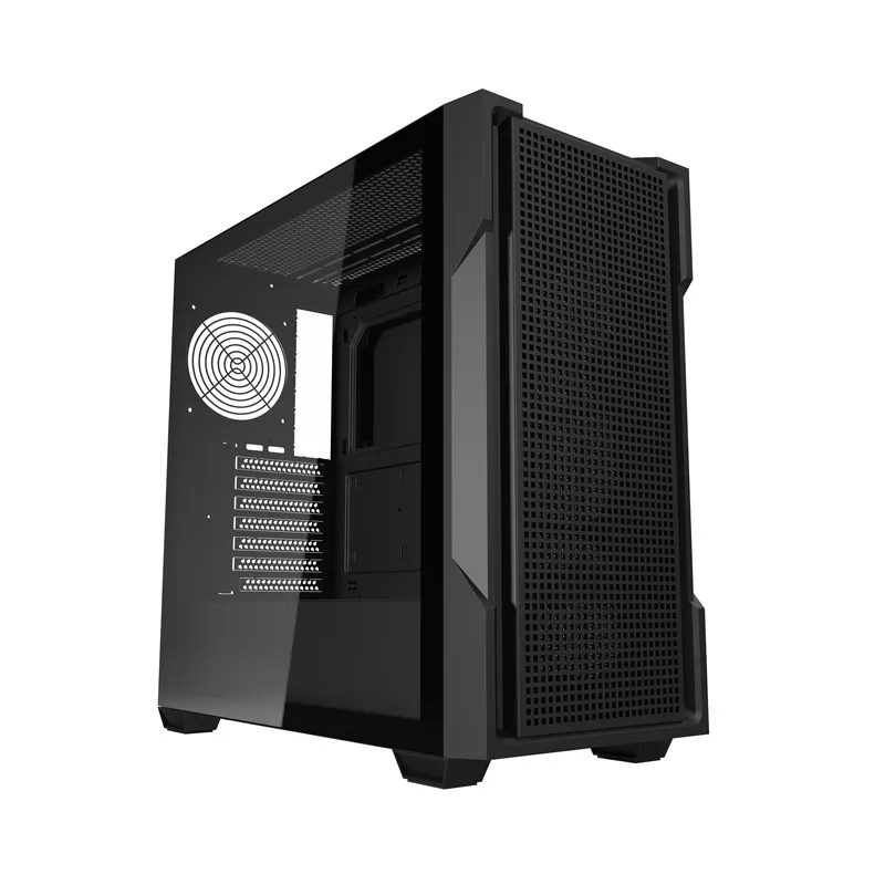 Darkflash DS900 Mesh arvutikarp ilma ventilaatoriteta (Must) universaalne