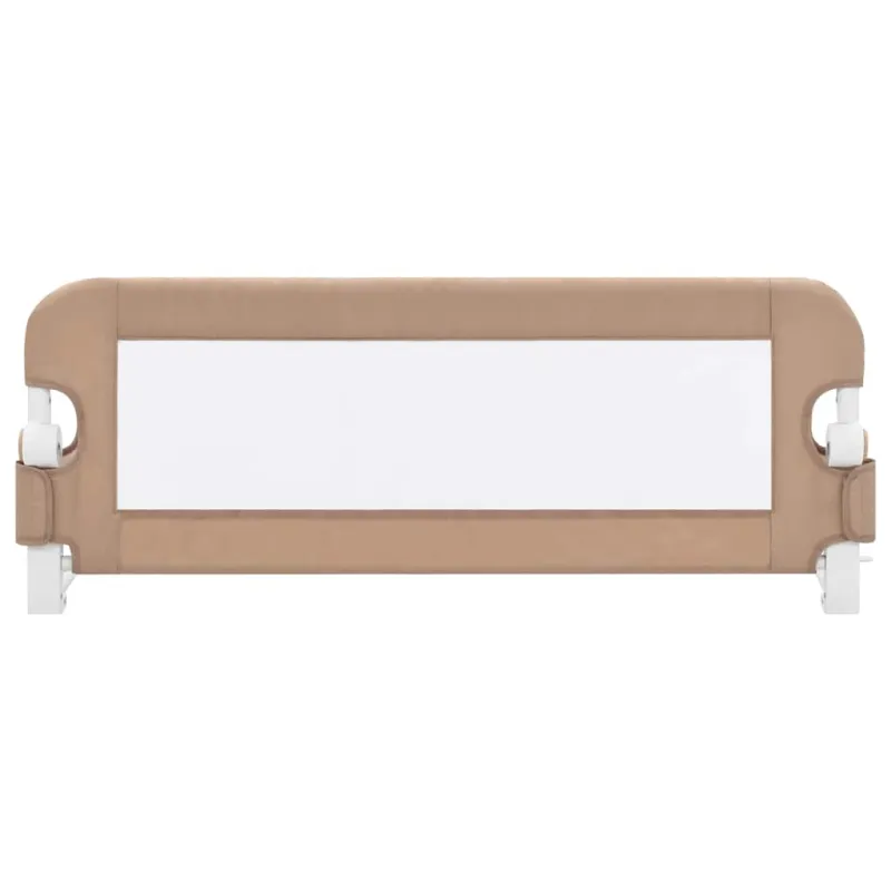 Apsauginis turėklas vaiko lovai, taupe, 102x42cm, poliesteris