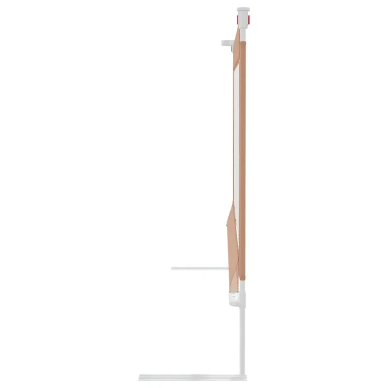 Apsauginis turėklas vaiko lovai, taupe, 100x25cm, audinys