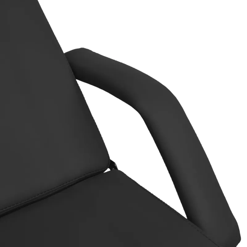 Masažinis stalas, juodos spalvos, 180x62x(86,5-118)cm