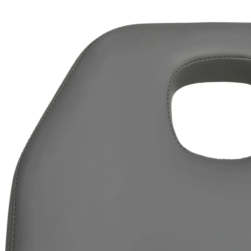 Masažinis stalas, pilkos spalvos, 180x62x(86,5-118)cm