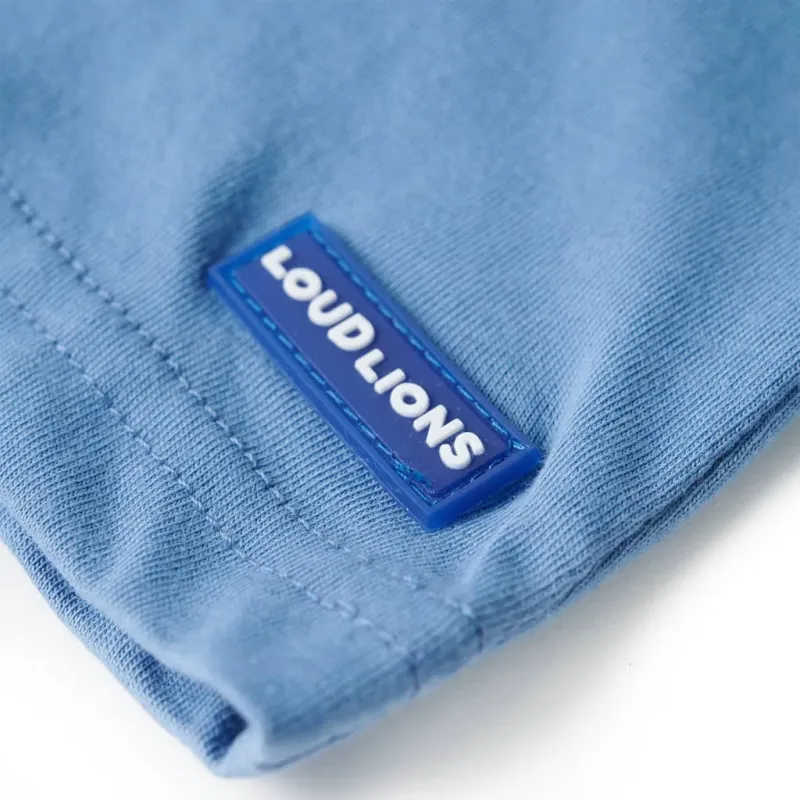 Vaikiški marškinėliai, vidutinio intensyvumo mėlyni, 104 dydžio