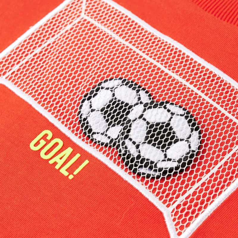Vaikiški marškinėliai ilgomis rankovėmis, oranžiniai, 104 dydžio