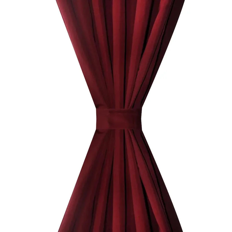 Vyšninės Spalvos Užuolaidos su Kilpomis 140 x 175 cm, 2 vnt.