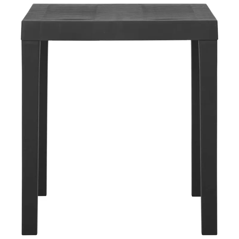 Sodo pöytä, harmaa, 79x65x72 cm, muovi