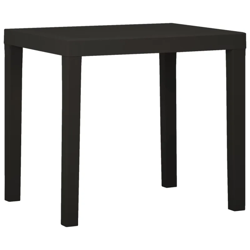 Sodo pöytä, antrasiitin väri, 79x65x72cm, muovi