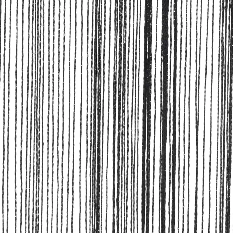 Virvelinės užuolaidos, 2vnt., 100x250cm, juodos spalvos