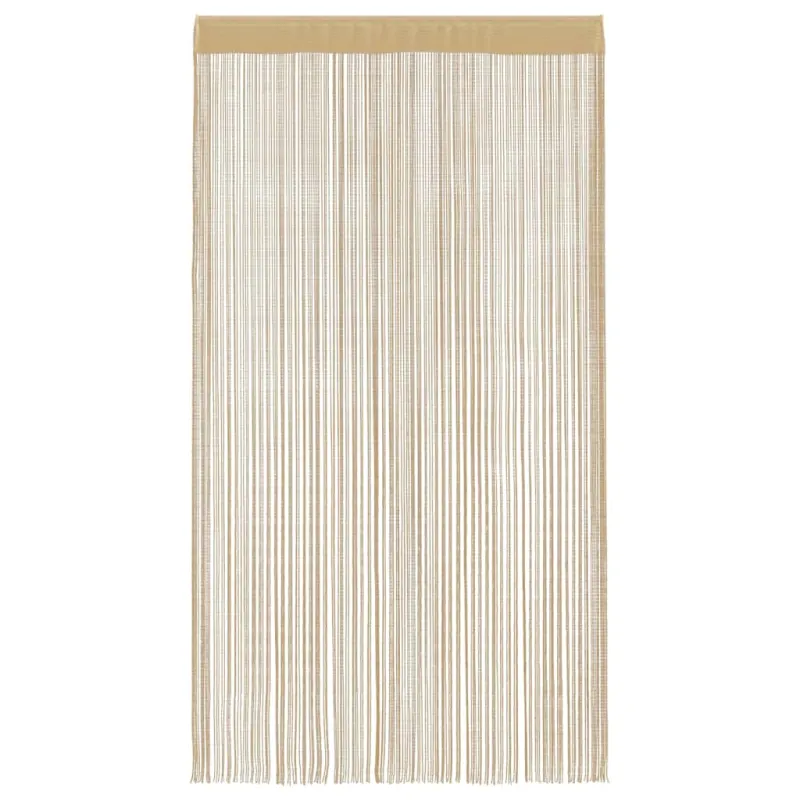 Virvelinės užuolaidos, 2vnt., 100x250cm, smėlio spalvos