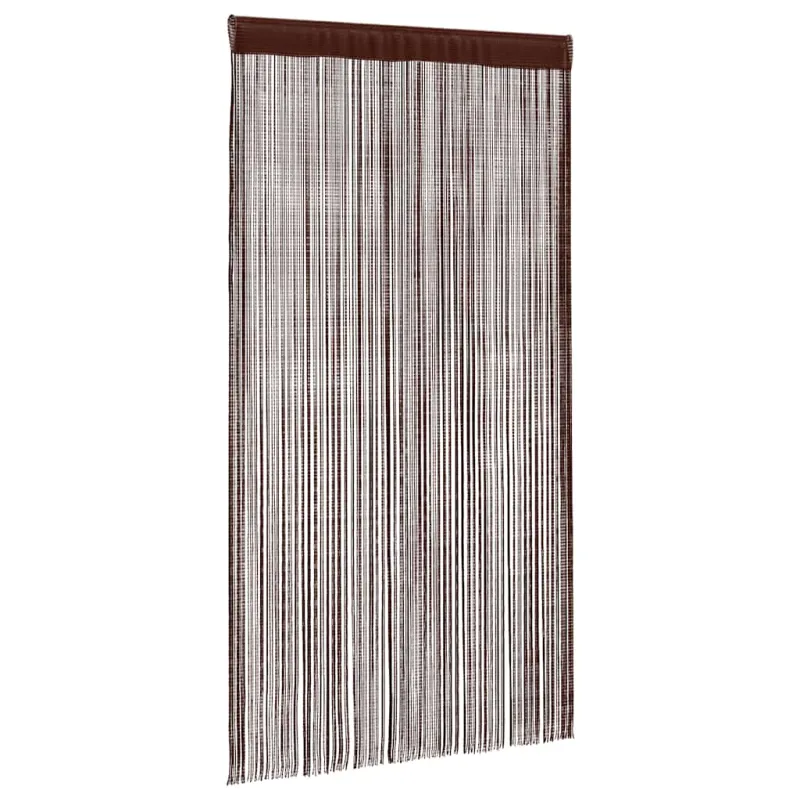 Virvelinės užuolaidos, 2vnt., 100x250cm, rudos spalvos