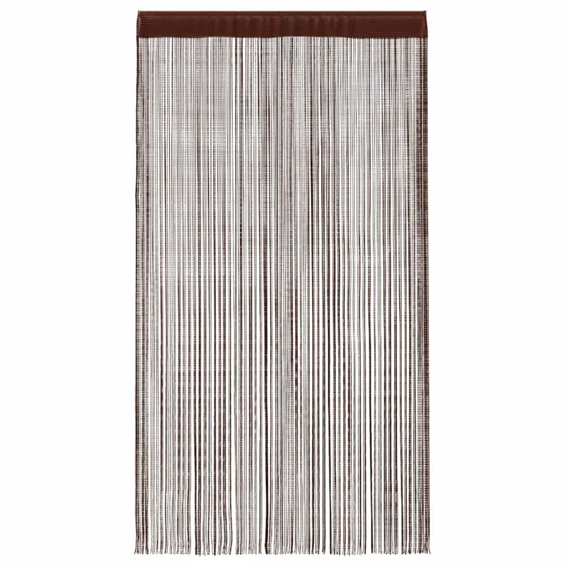 Virvelinės užuolaidos, 2vnt., 100x250cm, rudos spalvos