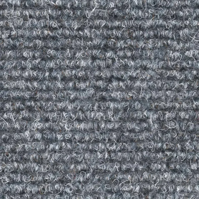 Laiptų kilimėliai, lipnūs, 15 vnt., 56x17x3 cm, šviesiai pilki, pusapvaliai