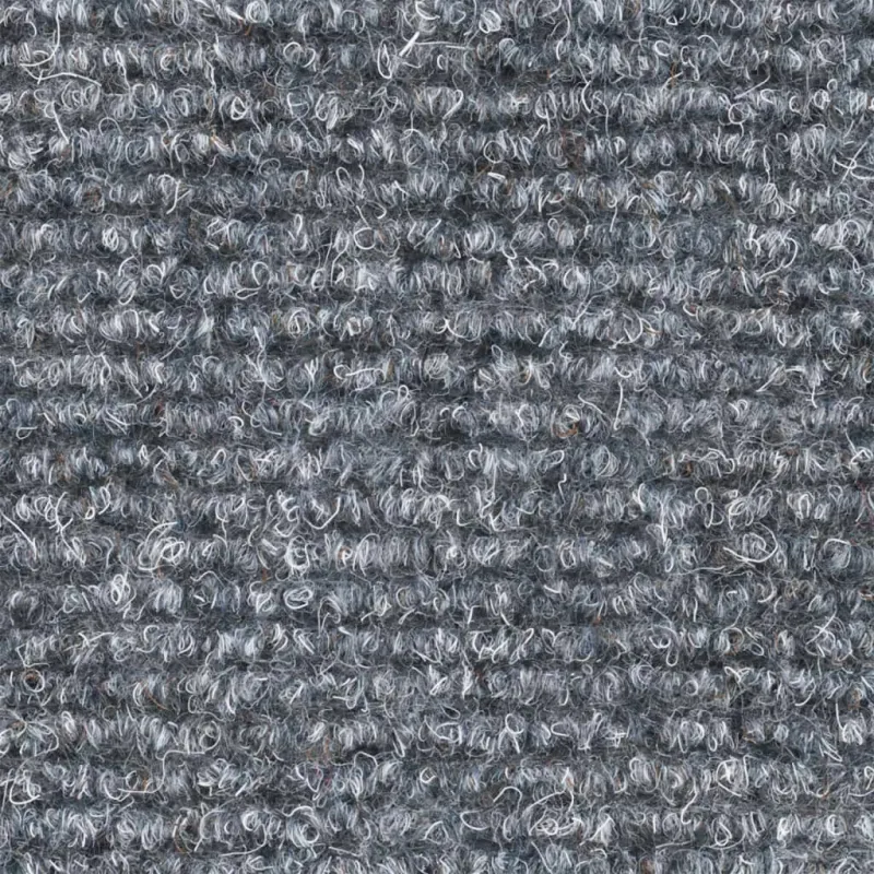 Laiptų kilimėliai, lipnūs, 15 vnt., 65x21x4 cm, šviesiai pilki, pusapvaliai, dideli