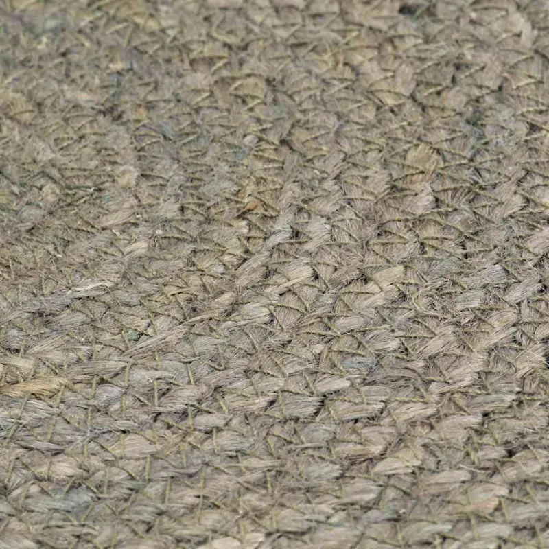 Stalo kilimėliai, 4 vnt., pilki, 38cm, džiutas, apvalūs