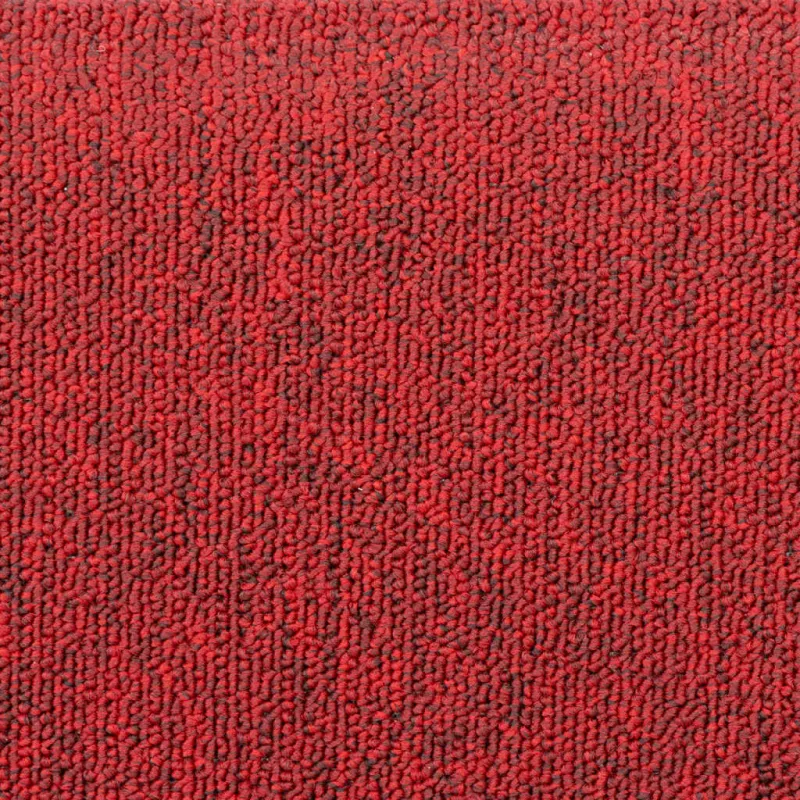 Laiptų kilimėliai, 15 vnt., 65x24x4 cm, raudonos spalvos, pusapvaliai, dideli