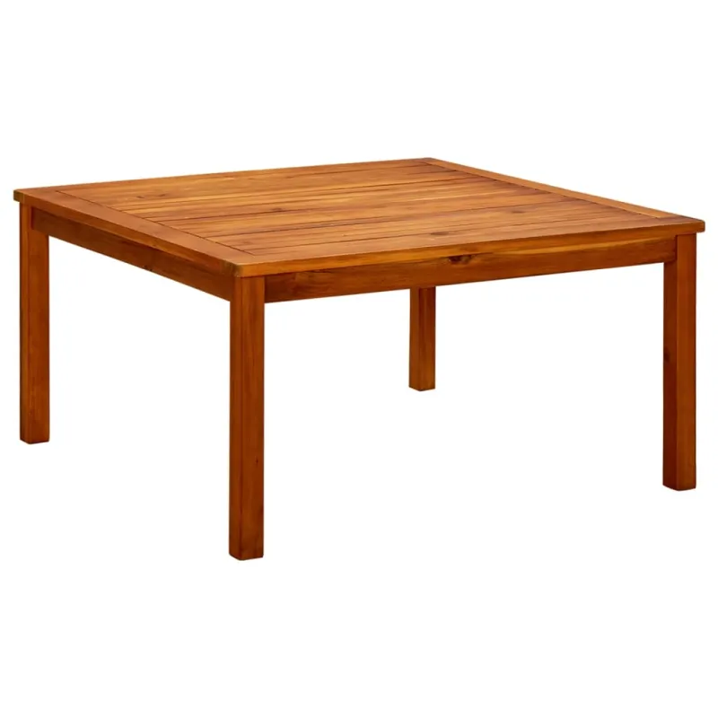 Sodo kohvi laud, 85x85x45cm, akatsiapuidust raamiga