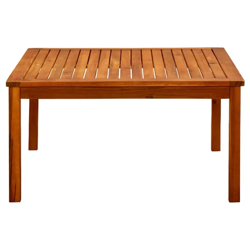 Sodo kohvi laud, 85x85x45cm, akatsiapuidust raamiga