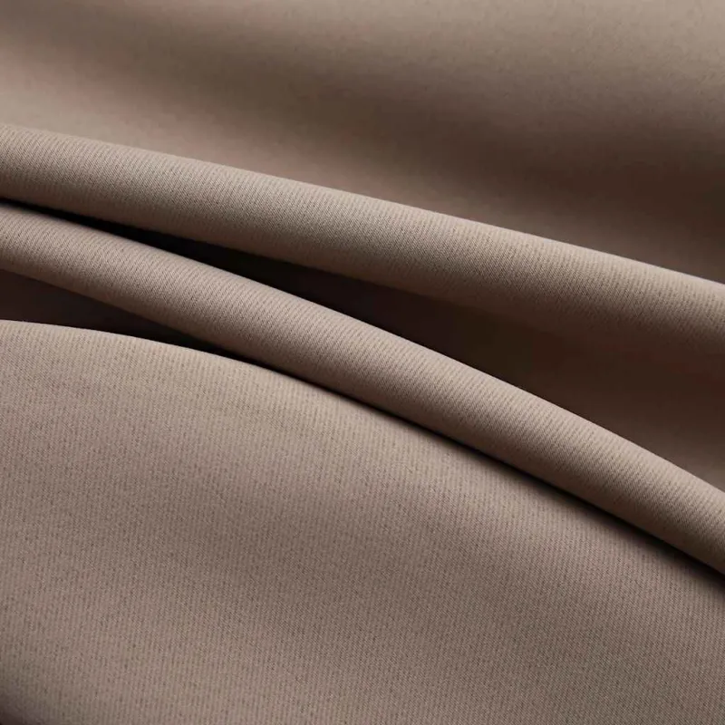 Naktinė užuolaida su metaliniais žiedais, taupe, 290x245cm