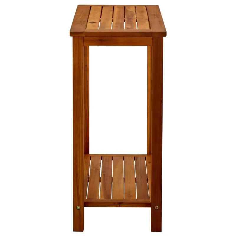 Konsolinis sodo staliukas, 80x35x75cm, akatsiasta massiivipuuta