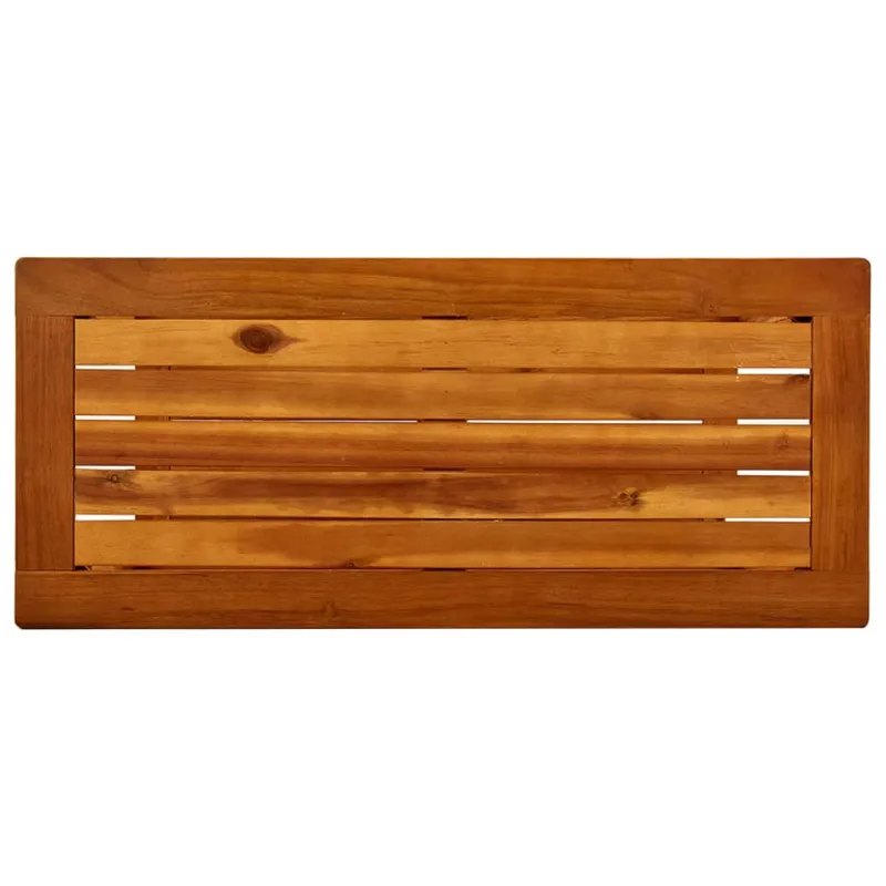 Konsolinis sodo staliukas, 80x35x75cm, akatsiasta massiivipuuta