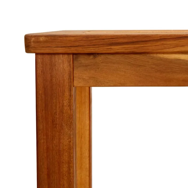 Konsolinis sodo staliukas, 80x35x75cm, akatsiasta massiivipuuta