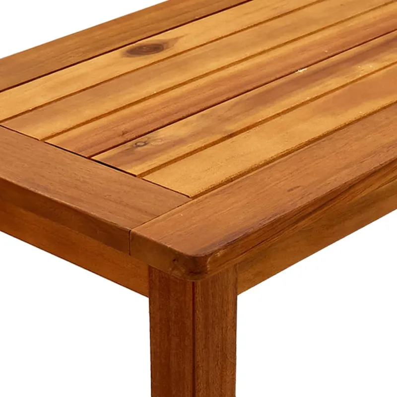 Konsolinis sodo staliukas, 80x35x75cm, akatsiasta massiivipuuta