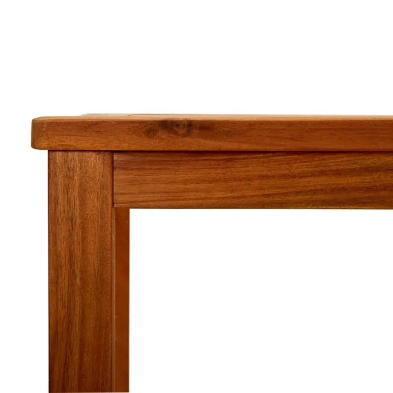 Konsolinis sodo staliukas, 110x40x75cm, akatsiapuu