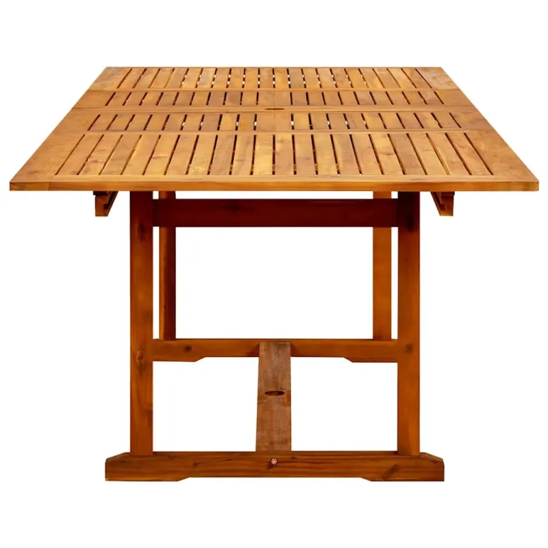 Sodo ruokapöytä, (160–240) x 100 x 75 cm, akasiapuuta