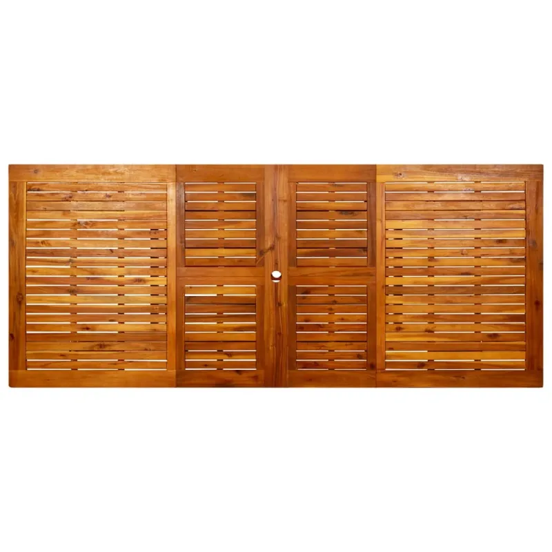 Sodo ruokapöytä, (160–240) x 100 x 75 cm, akasiapuuta