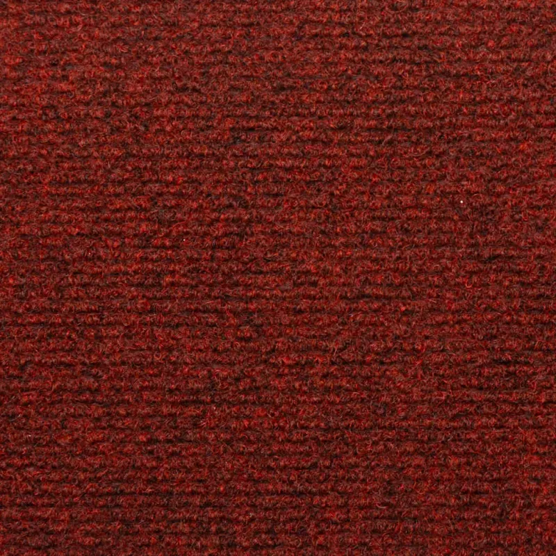 Laiptų kilimėliai, lipnūs, 15 vnt., 65x21x4 cm, bordo raudoni, stačiakampiai, kraštai