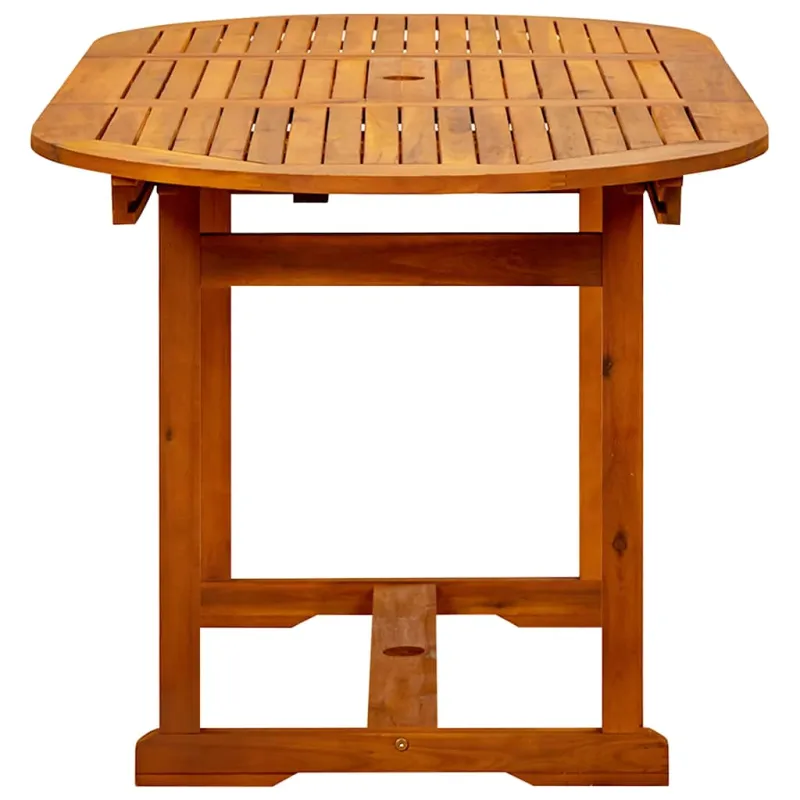 Sodo ruokapöytä, (120–170) x 80 x 75 cm, akaasiapuu