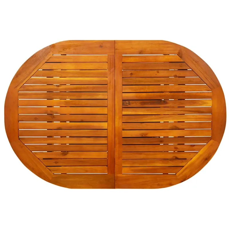 Sodo ruokapöytä, (120–170) x 80 x 75 cm, akaasiapuu