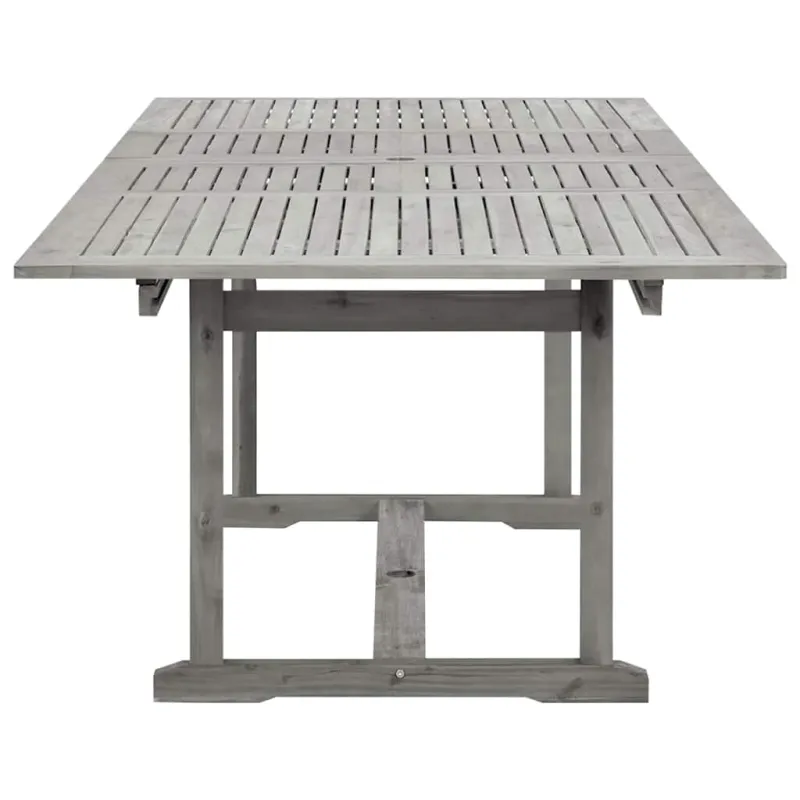 Sodo ruokapöytä, (160–240) x 100 x 75 cm, akatsiapuu