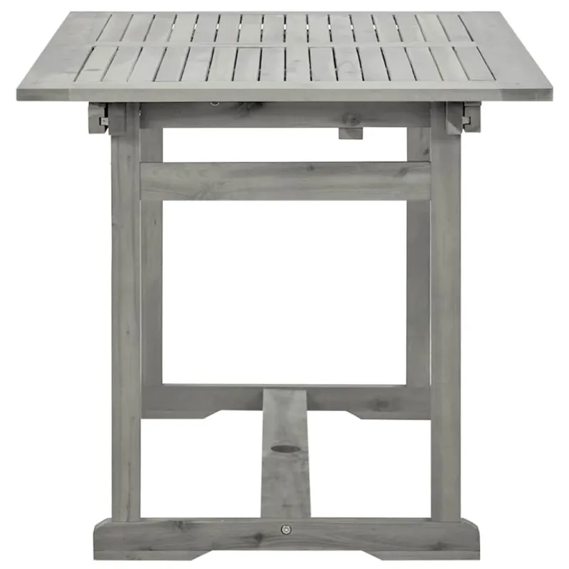 Sodo ruokapöytä, (120–170) x 80 x 75 cm, akasiamainen massiivipuu