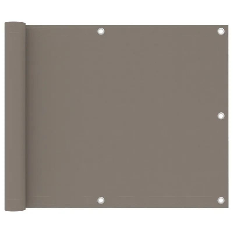 Balkono pertvara, taupe spalvos, 75x300cm, oksfordo audinys