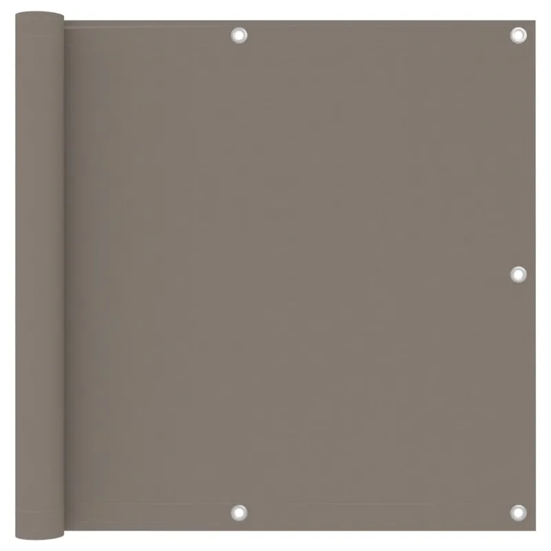 Balkono pertvara, taupe spalvos, 90x500cm, oksfordo audinys