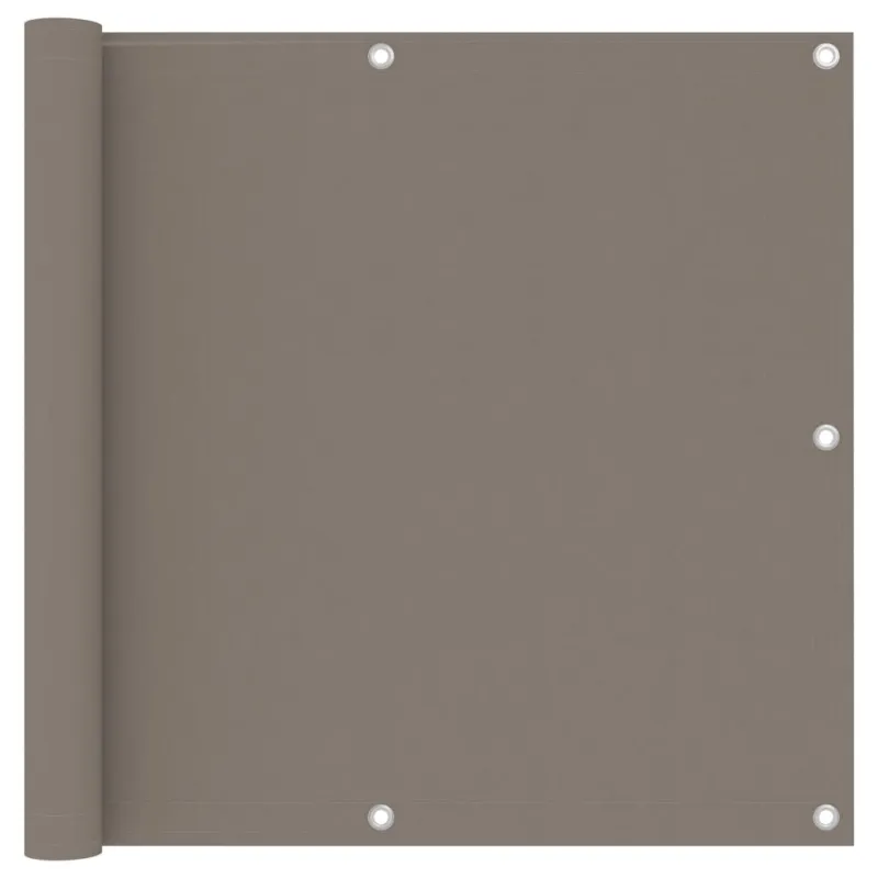 Balkono pertvara, taupe spalvos, 90x600cm, oksfordo audinys